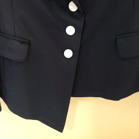 Navy asymmetrical blazer - Picture 6 of 8